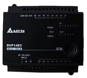 DVP14EC00R3 14 Point, 8DI/6DO (Relay), 100~240 AC Power , 1COM: RS232