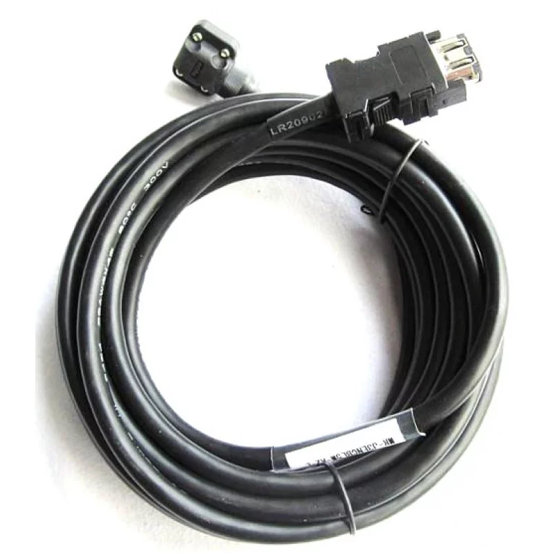 Кабель 2м, выход кабеля в направлении вала двигателя, IP65 MR-PWS1CBL2M-A1-L